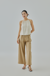 Celia Linen Halter Top